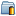 Blue Photo Film Icon 16x16 png